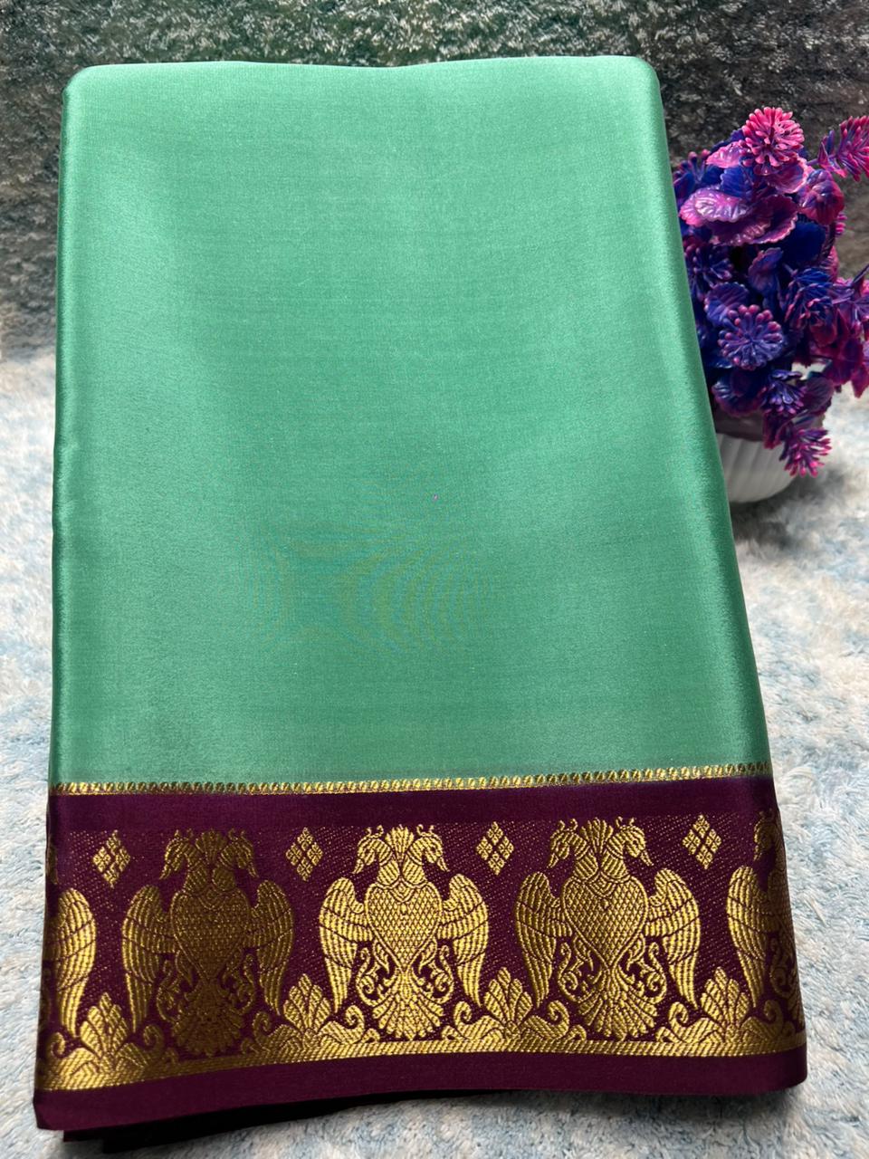 Pure Mysore Silk Saree.