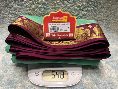 Pure Mysore Silk Saree.