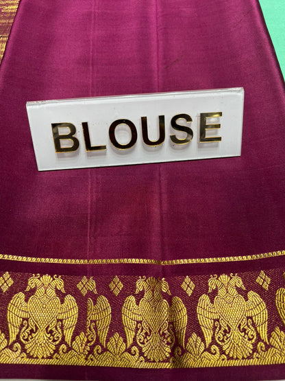 Pure Mysore Silk Saree.