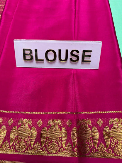 Pure Mysore Silk Saree.