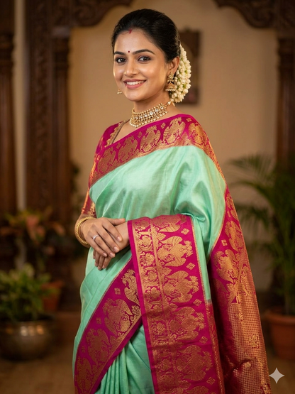 Pure Mysore Silk Saree.