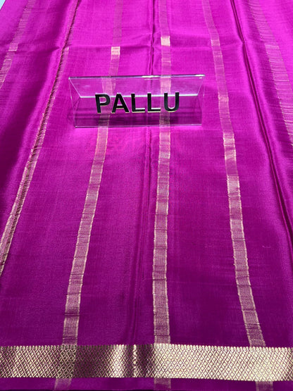Pure Mysore Silk Saree ( 60 Grams )
