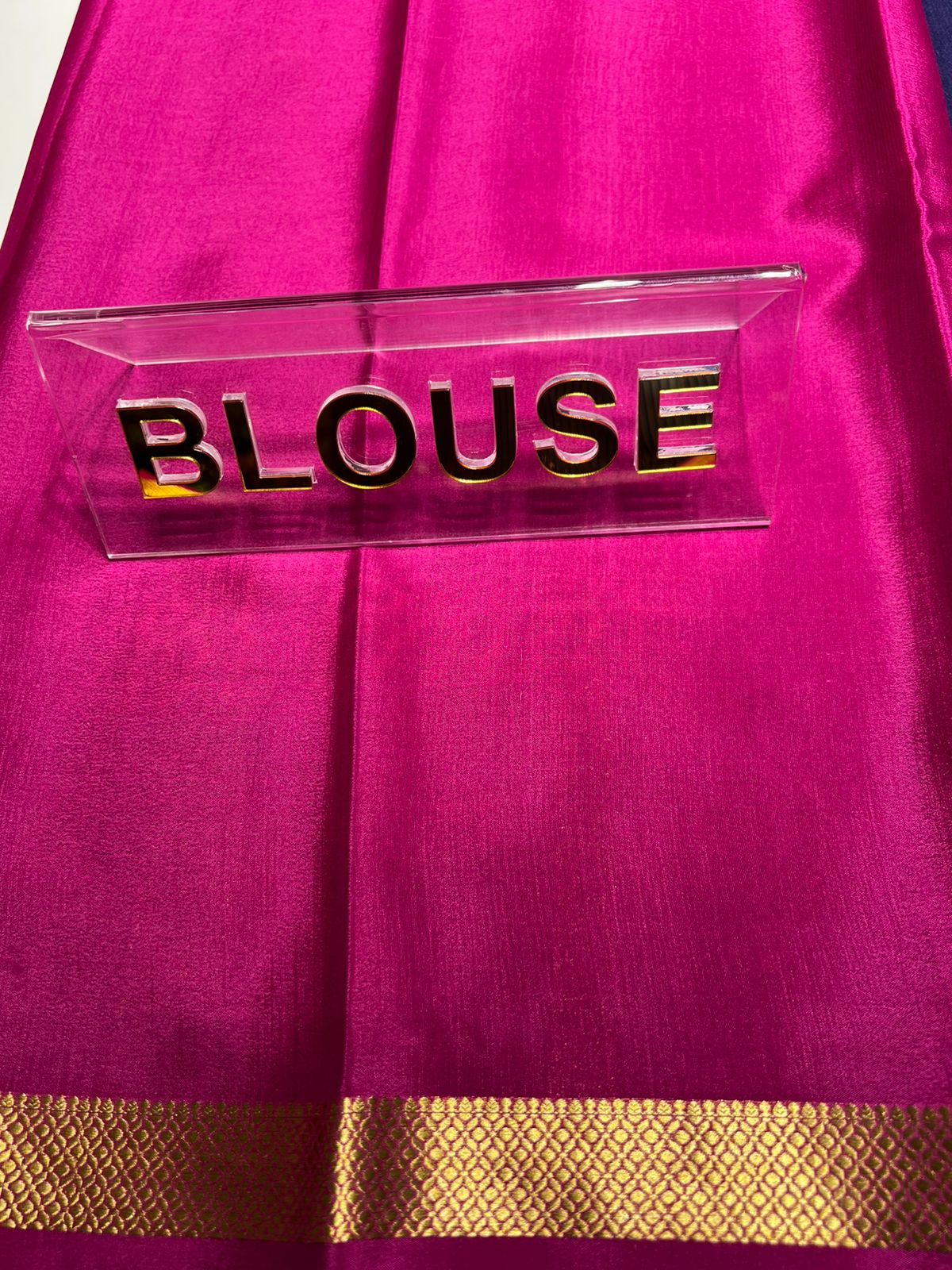 Pure Mysore Silk Saree ( 60 Grams )