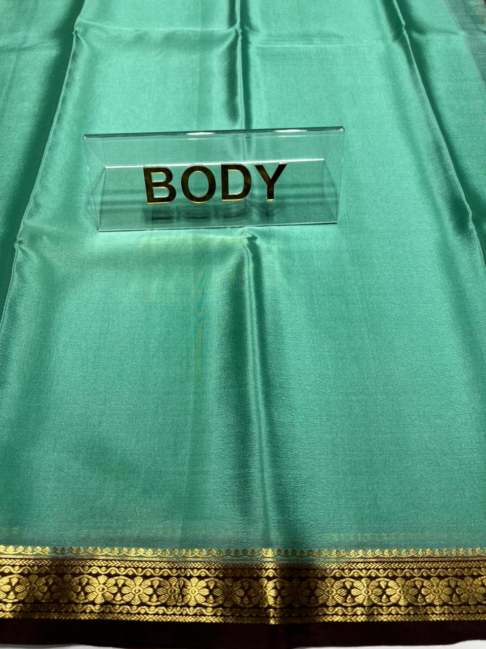 Pure Mysore Silk Saree ( 60 Grams )