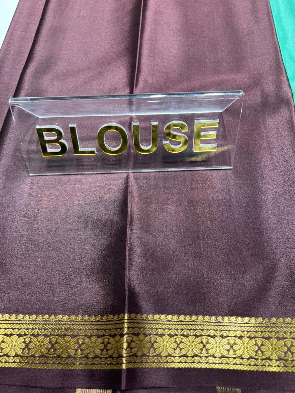 Pure Mysore Silk Saree ( 60 Grams )