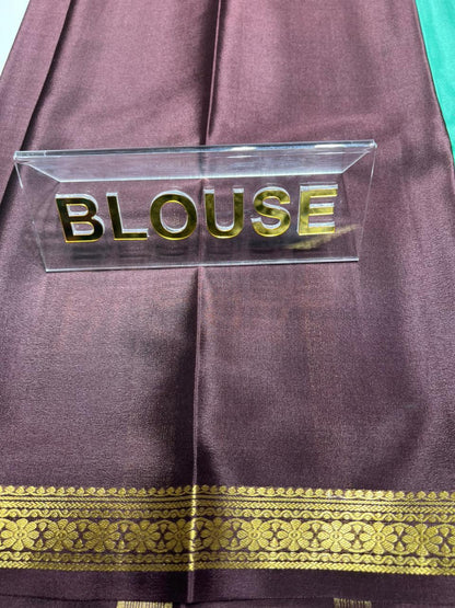 Pure Mysore Silk Saree ( 60 Grams )