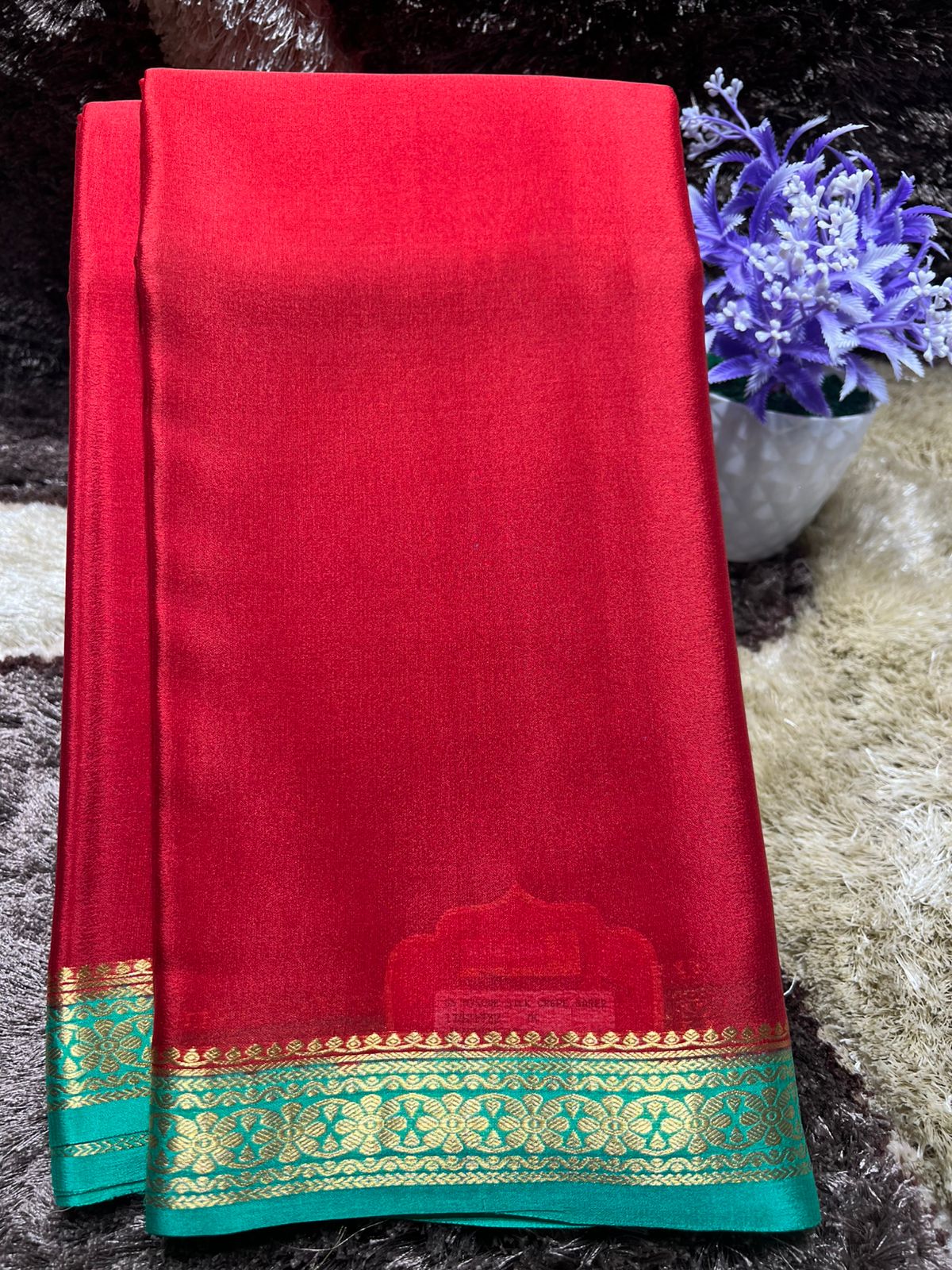 Pure Mysore Silk Saree ( 60 Grams )