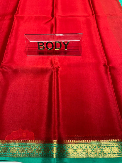 Pure Mysore Silk Saree ( 60 Grams )