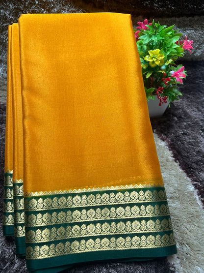 Pure Mysore Silk Saree ( 60 Grams )
