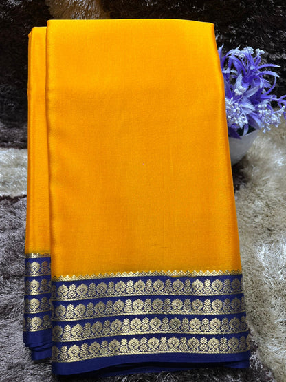 Pure Mysore Silk Saree ( 60 Grams )