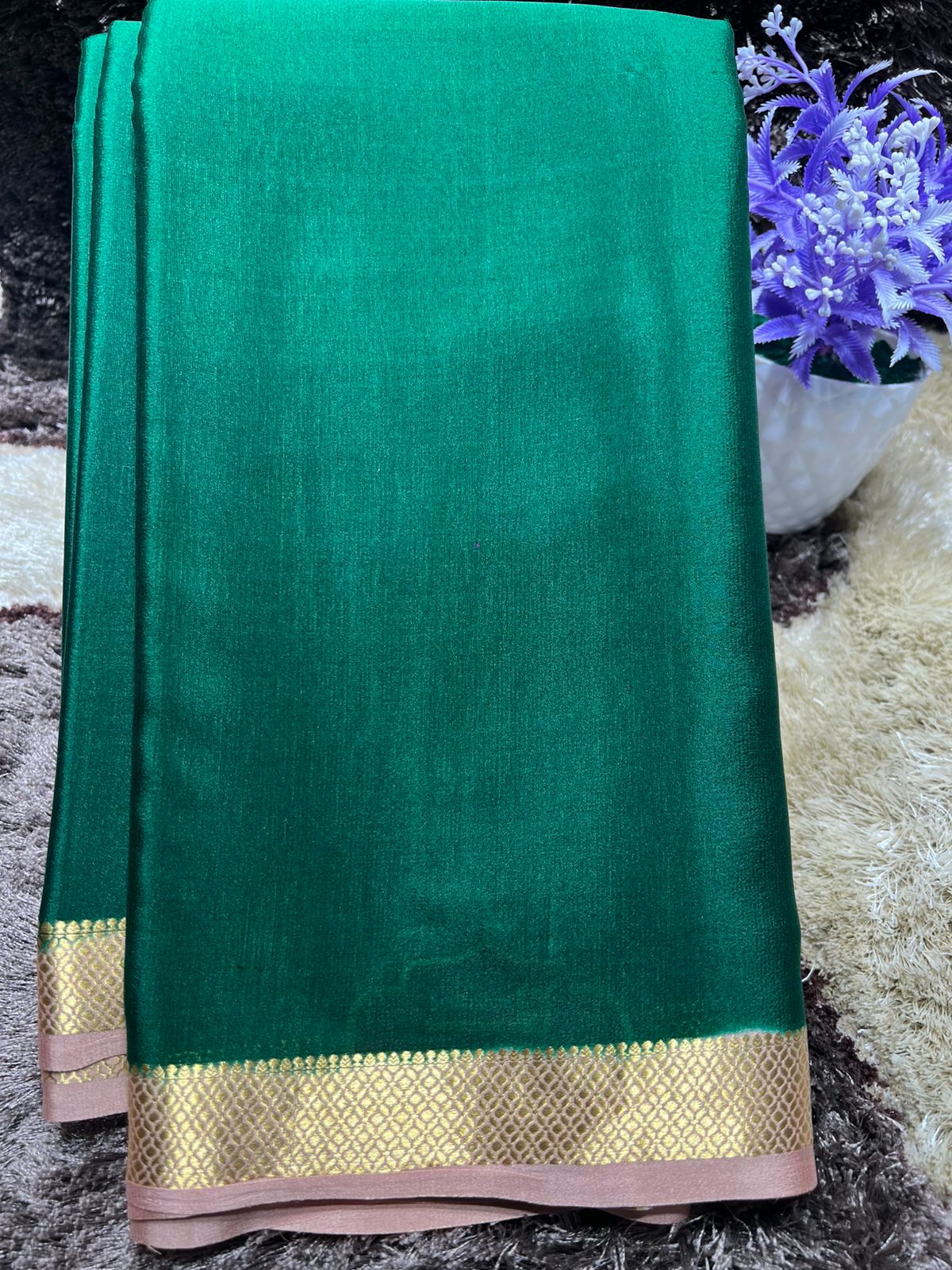 Pure Mysore Silk Saree ( 60 Grams )