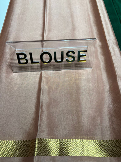 Pure Mysore Silk Saree ( 60 Grams )