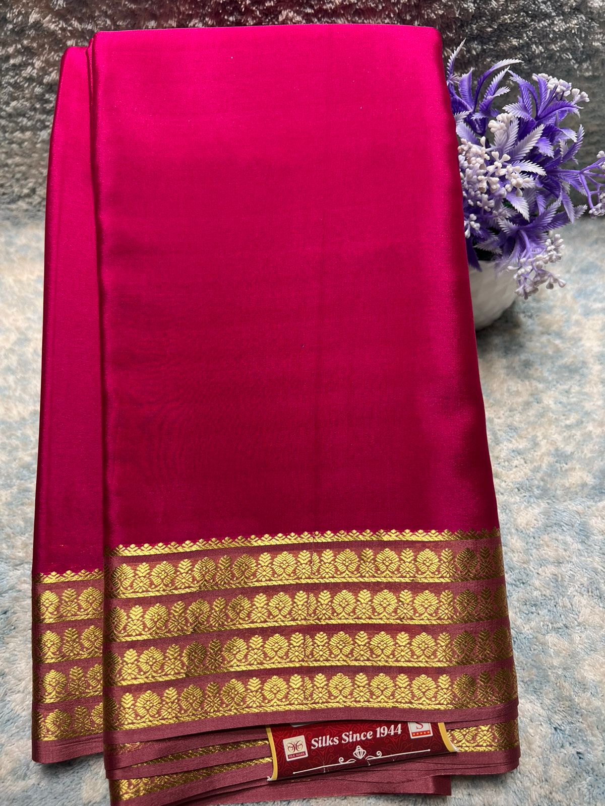 Pure Mysore Silk Saree ( 60 Grams )