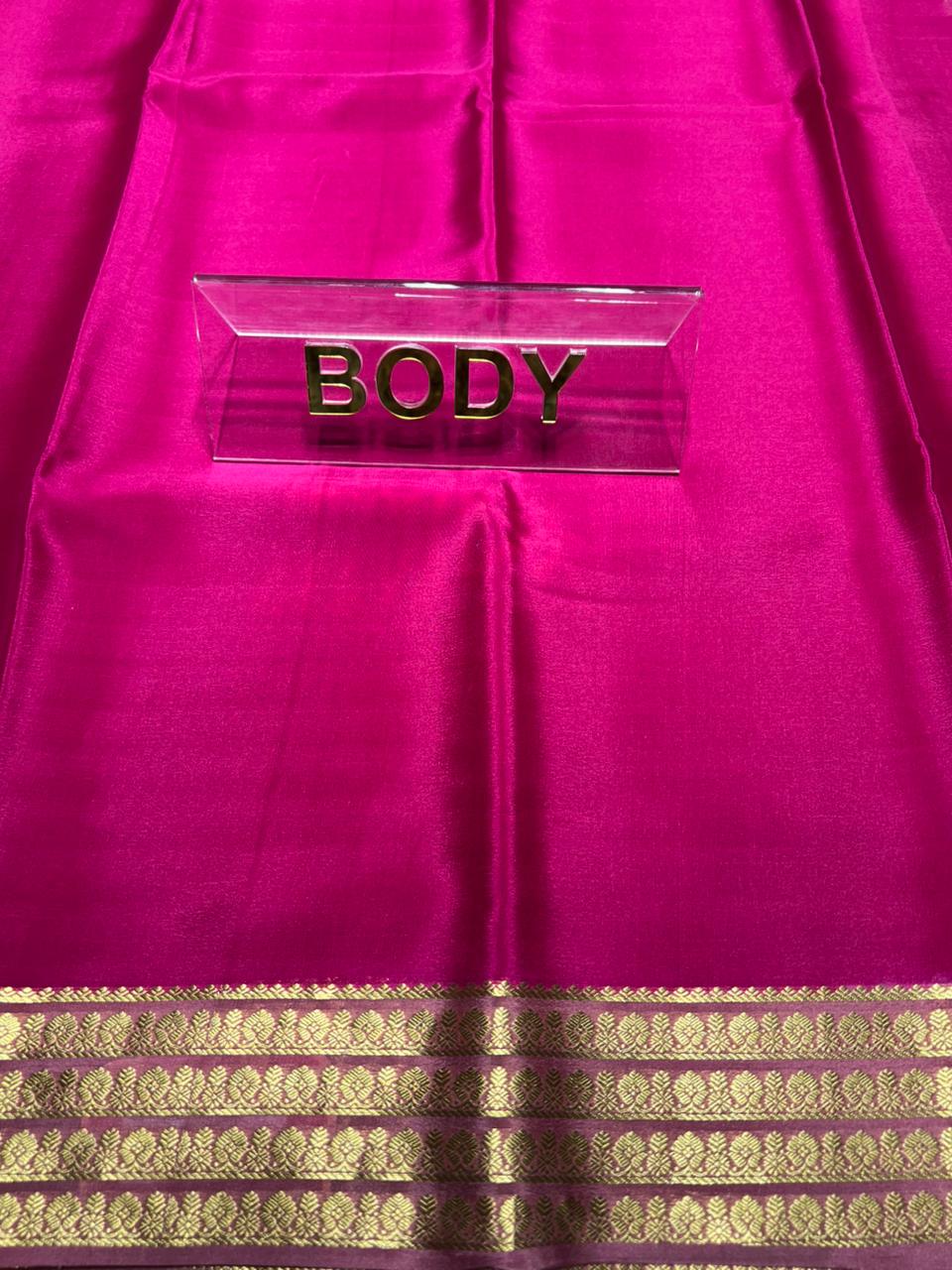 Pure Mysore Silk Saree ( 60 Grams )