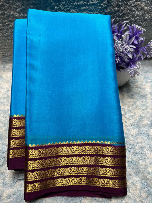 Pure Mysore Silk Saree ( 60 Grams )