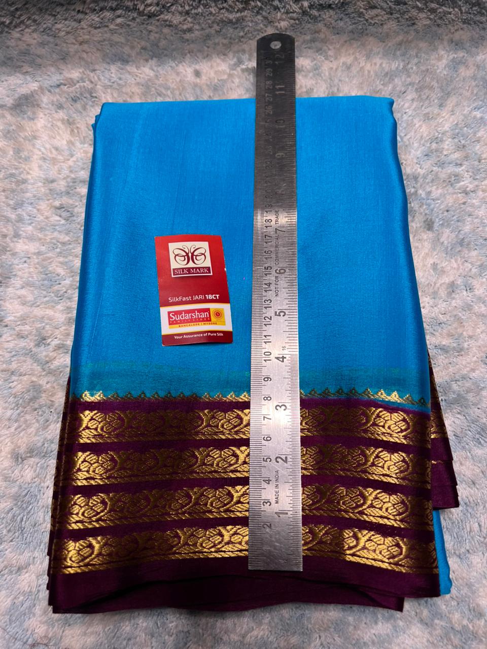Pure Mysore Silk Saree ( 60 Grams )