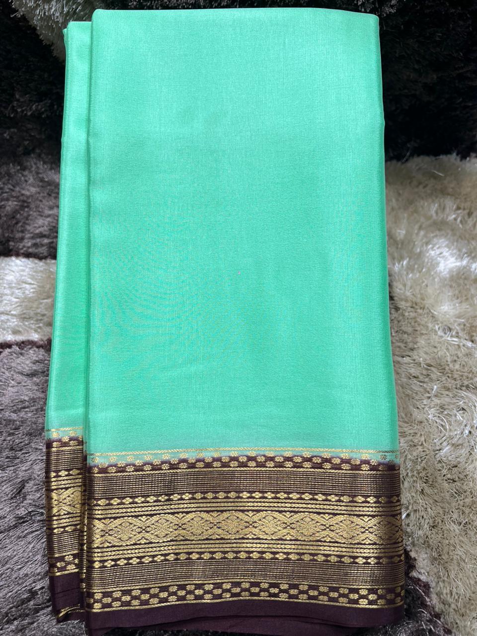 Pure Mysore Silk Saree ( 60 Grams )