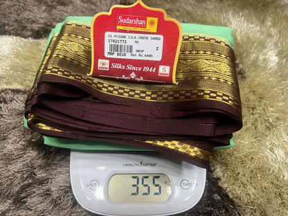 Pure Mysore Silk Saree ( 60 Grams )