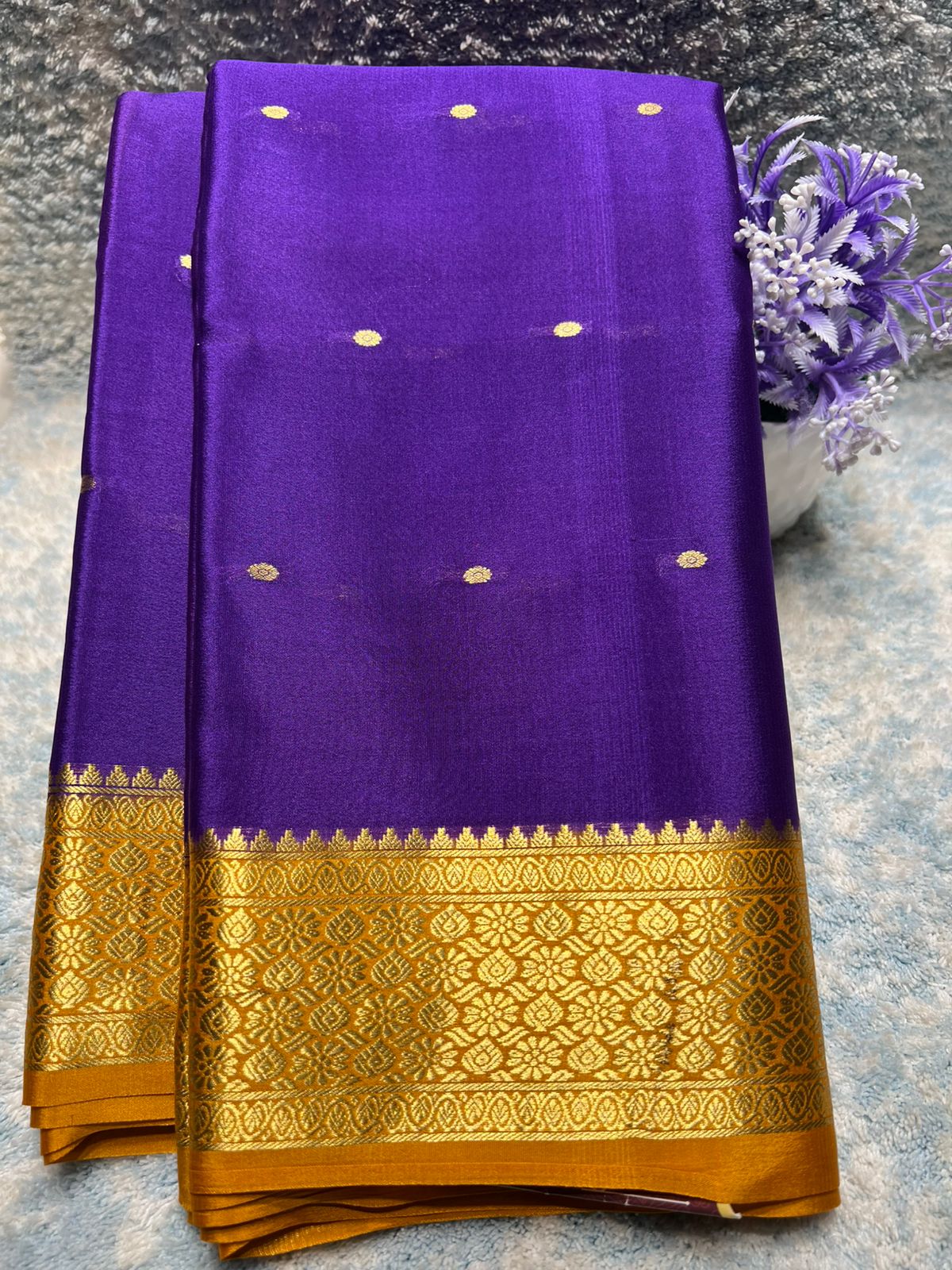 Pure Mysore Silk Saree ( 60 Grams )