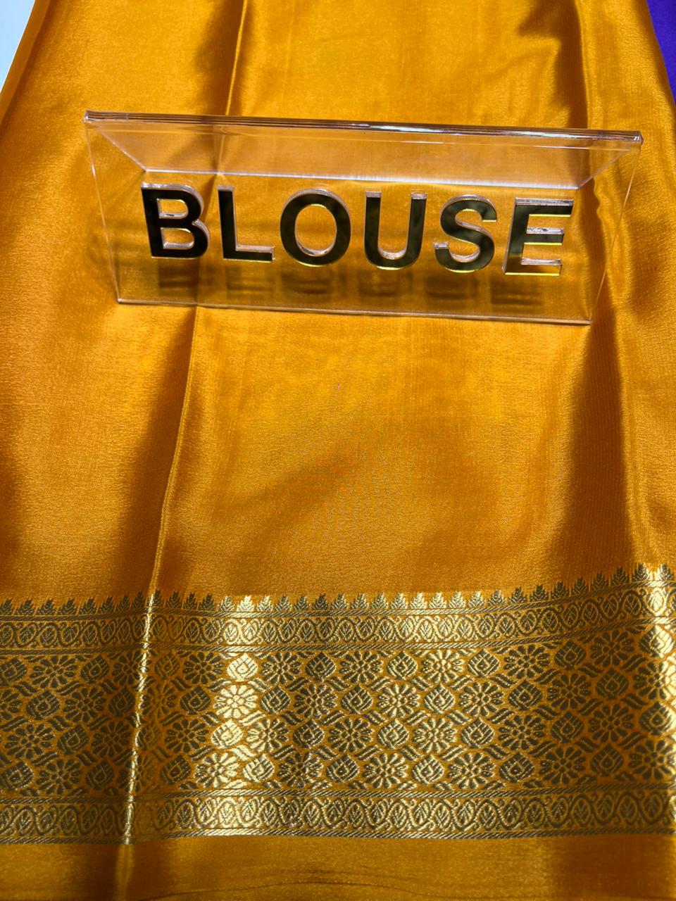 Pure Mysore Silk Saree ( 60 Grams )