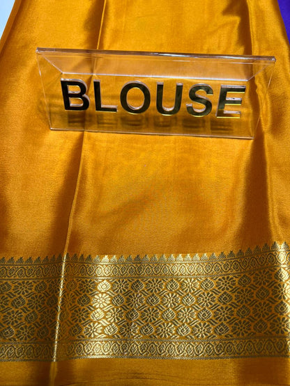 Pure Mysore Silk Saree ( 60 Grams )