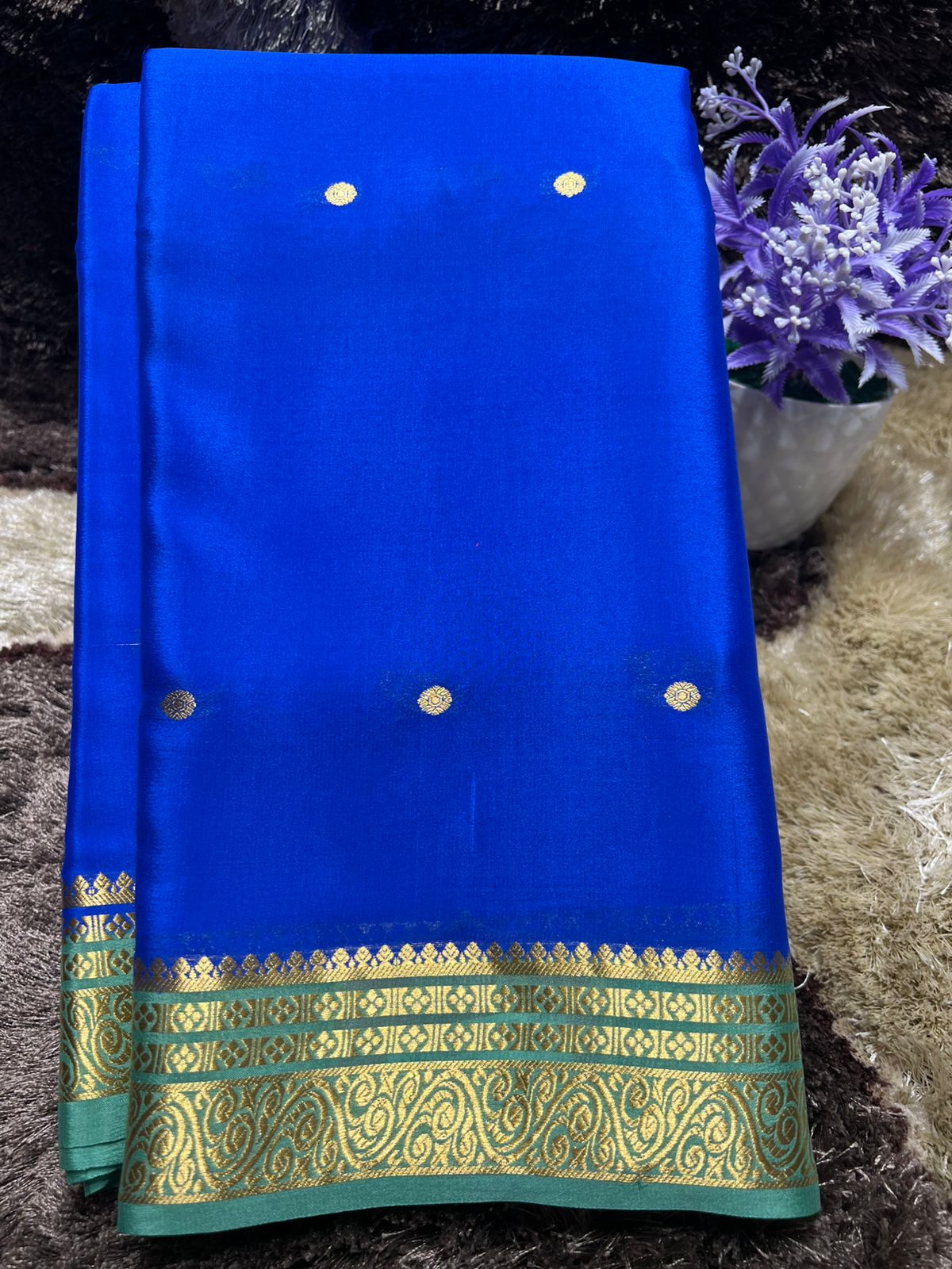 Pure Mysore Silk Saree ( 60 Grams )