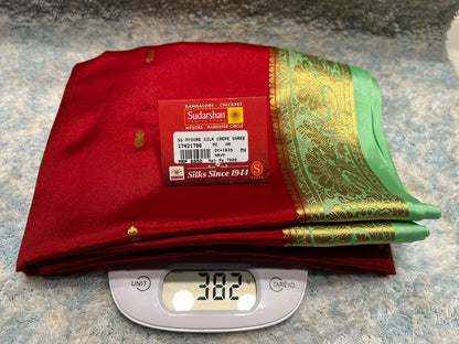 Pure Mysore Silk Saree ( 60 Grams )