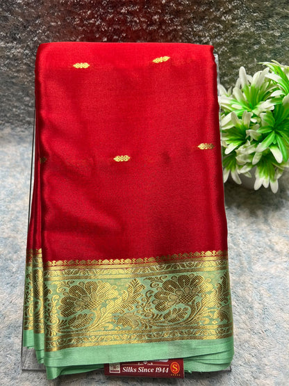 Pure Mysore Silk Saree ( 60 Grams )