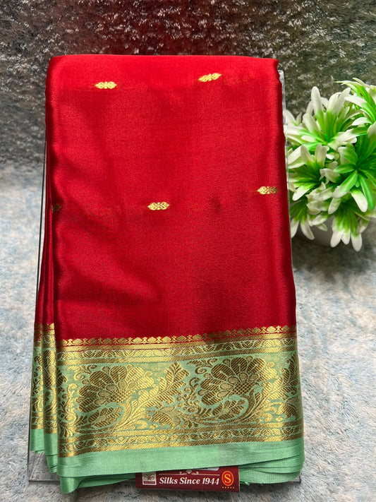 Pure Mysore Silk Saree ( 60 Grams )