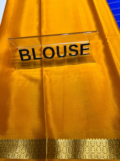 Pure Mysore Silk Saree ( 60 Grams )