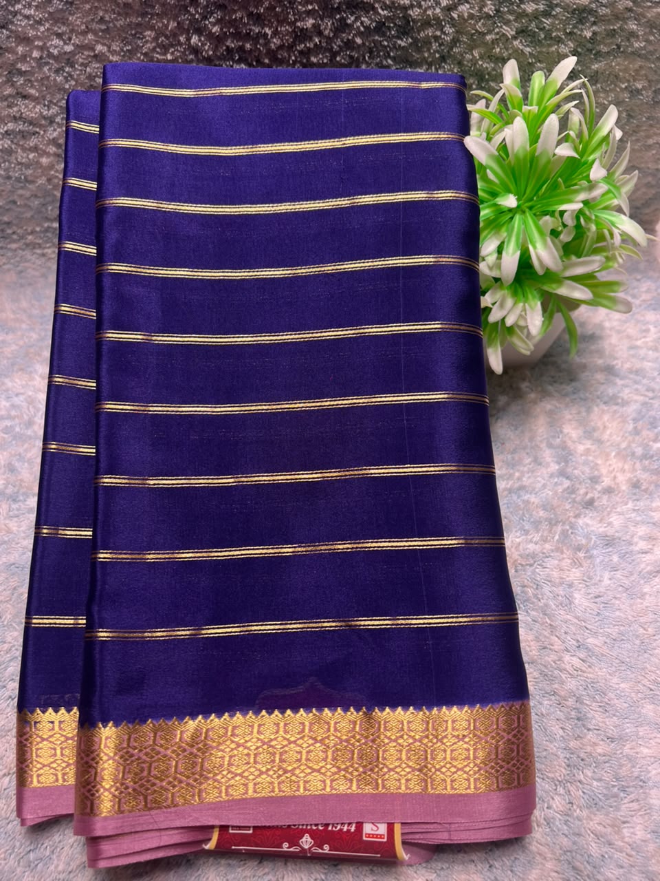 Pure Mysore Silk Saree ( 60 Grams )