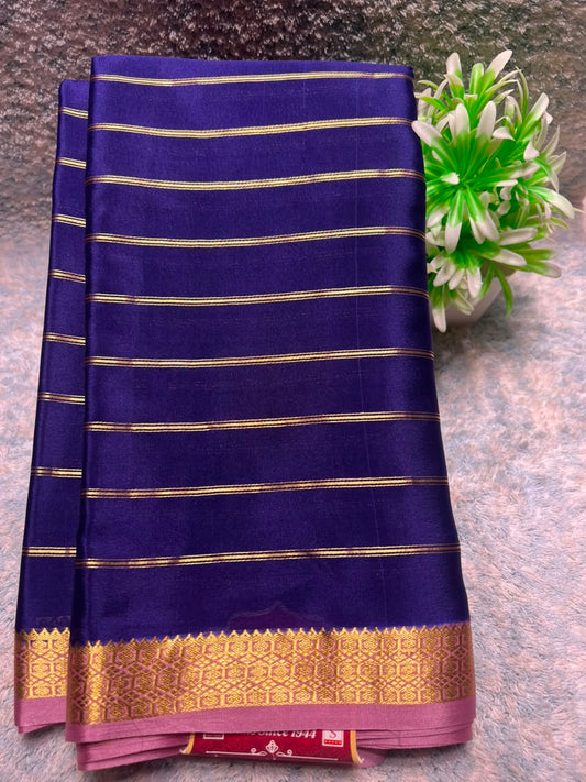 Pure Mysore Silk Saree ( 60 Grams )