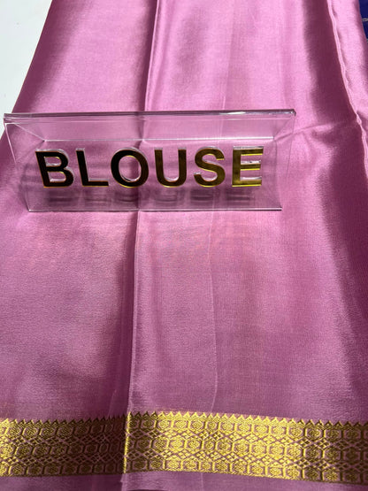 Pure Mysore Silk Saree ( 60 Grams )