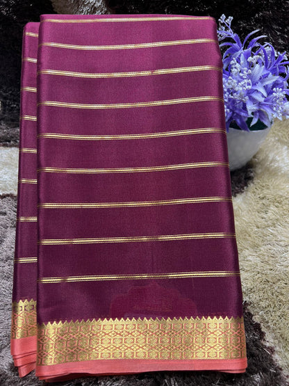 Pure Mysore Silk Saree ( 60 Grams )