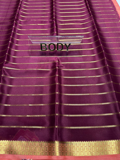 Pure Mysore Silk Saree ( 60 Grams )