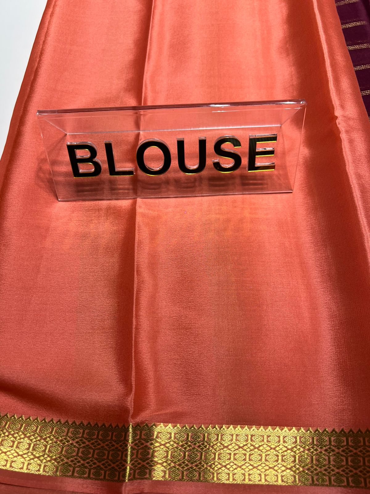 Pure Mysore Silk Saree ( 60 Grams )