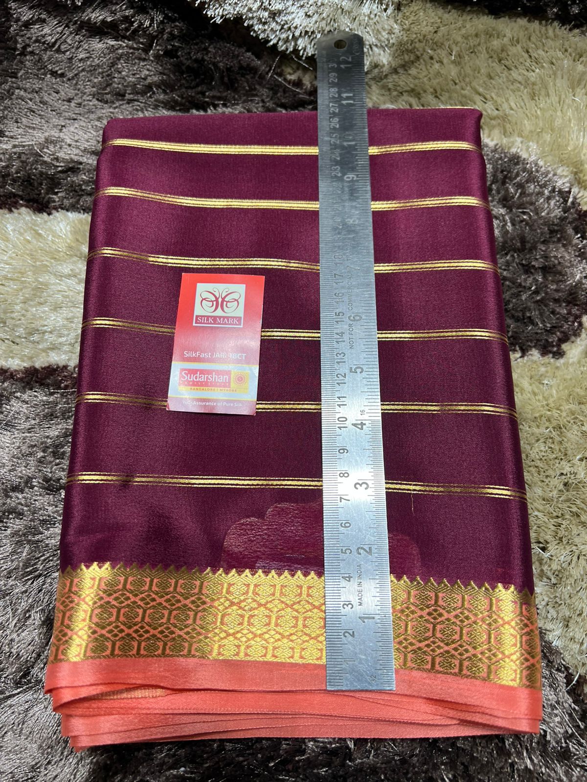 Pure Mysore Silk Saree ( 60 Grams )