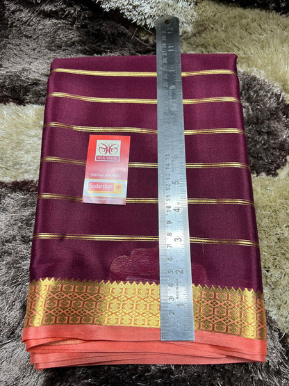 Pure Mysore Silk Saree ( 60 Grams )