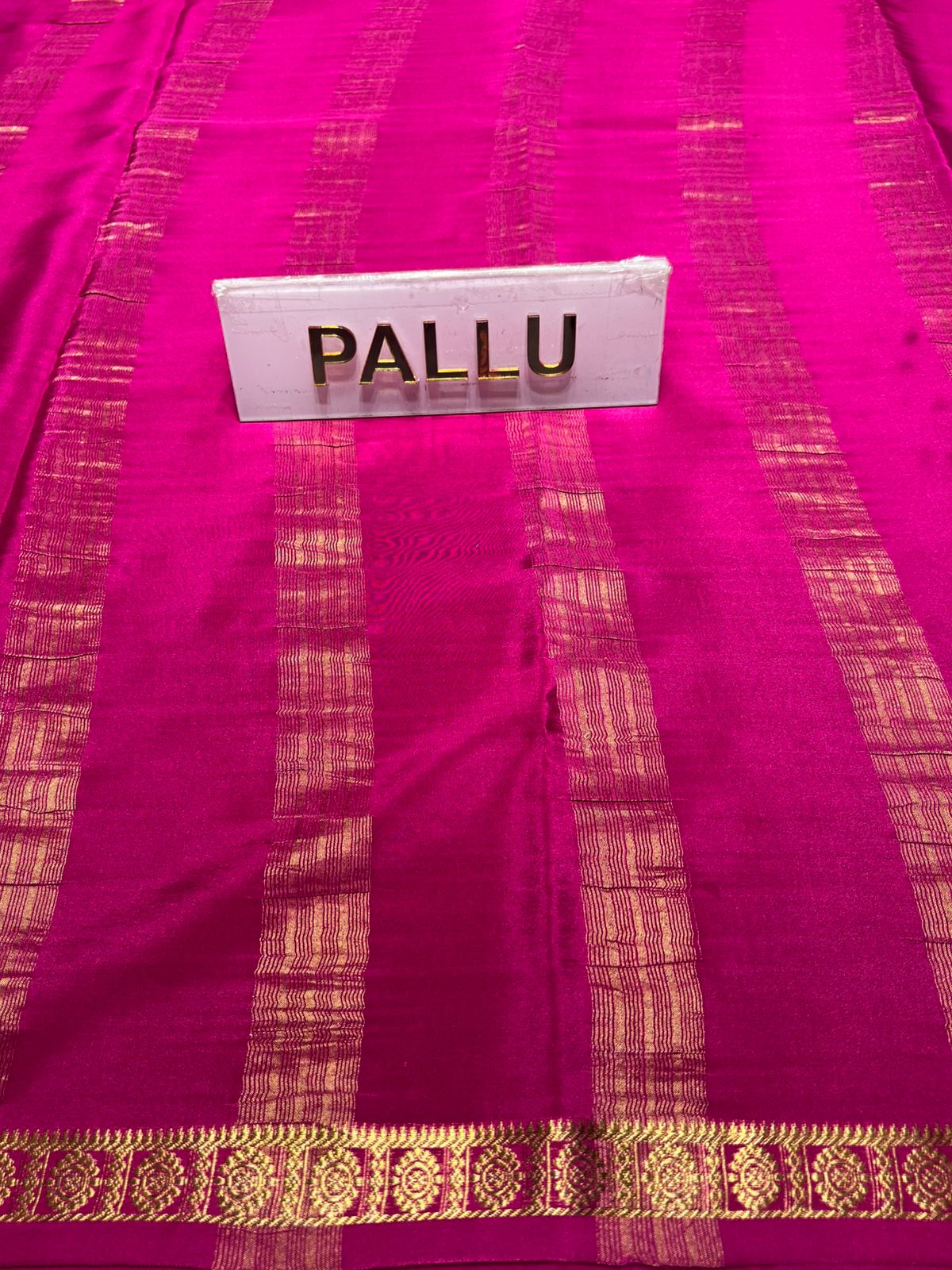 Pure Mysore Silk Saree.