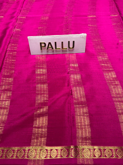Pure Mysore Silk Saree.