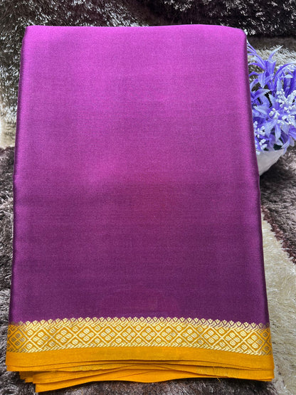 Pure Mysore Silk Saree.
