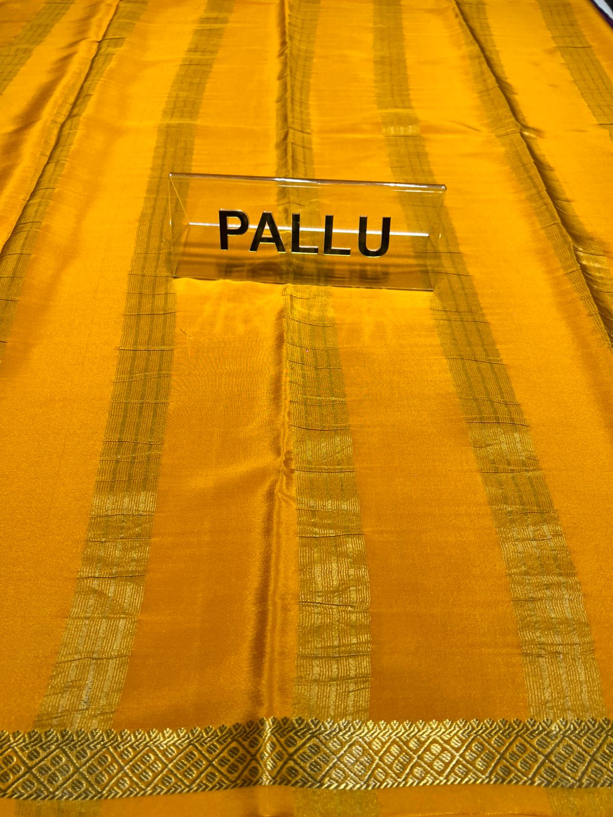 Pure Mysore Silk Saree.