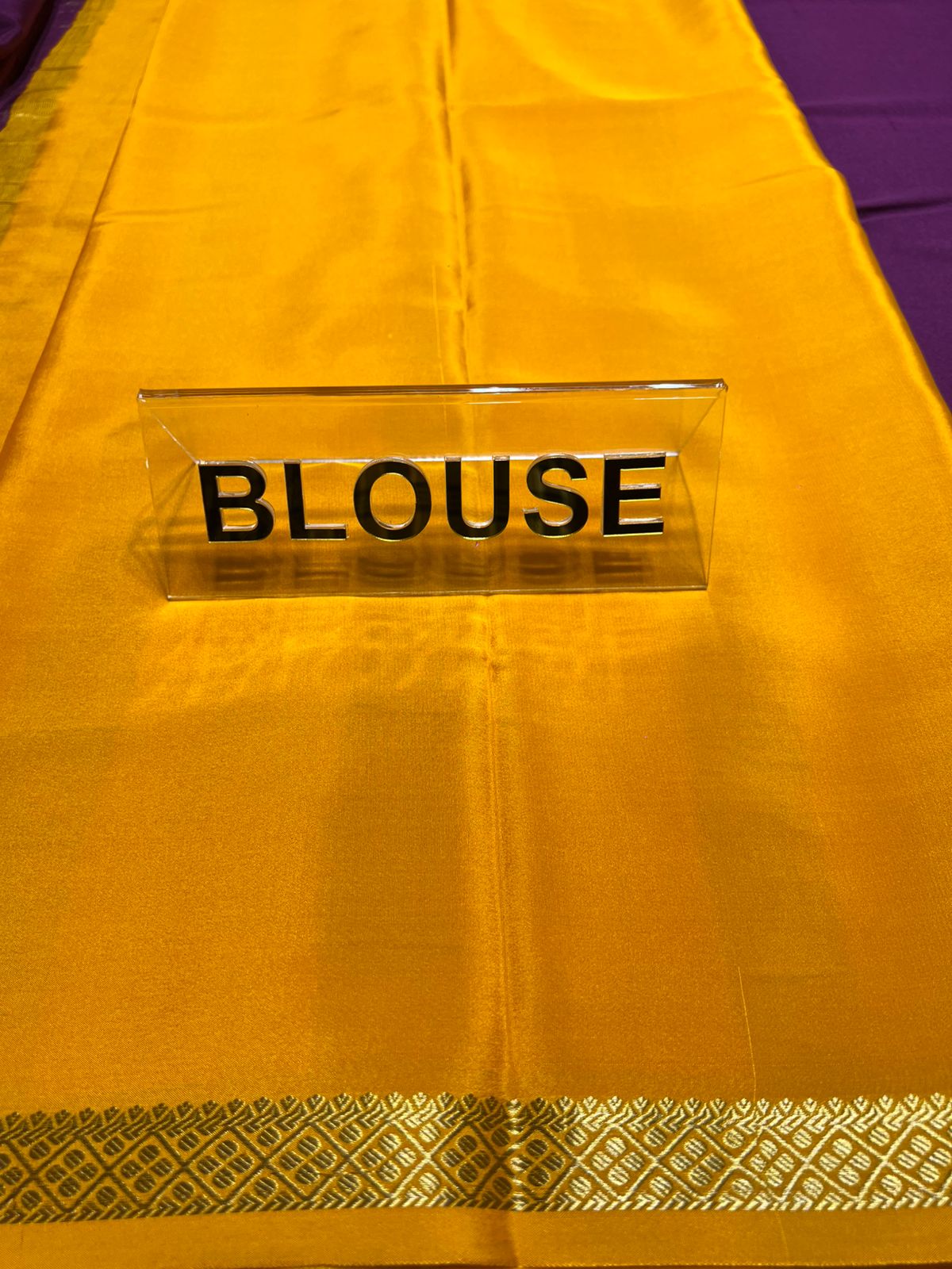 Pure Mysore Silk Saree.