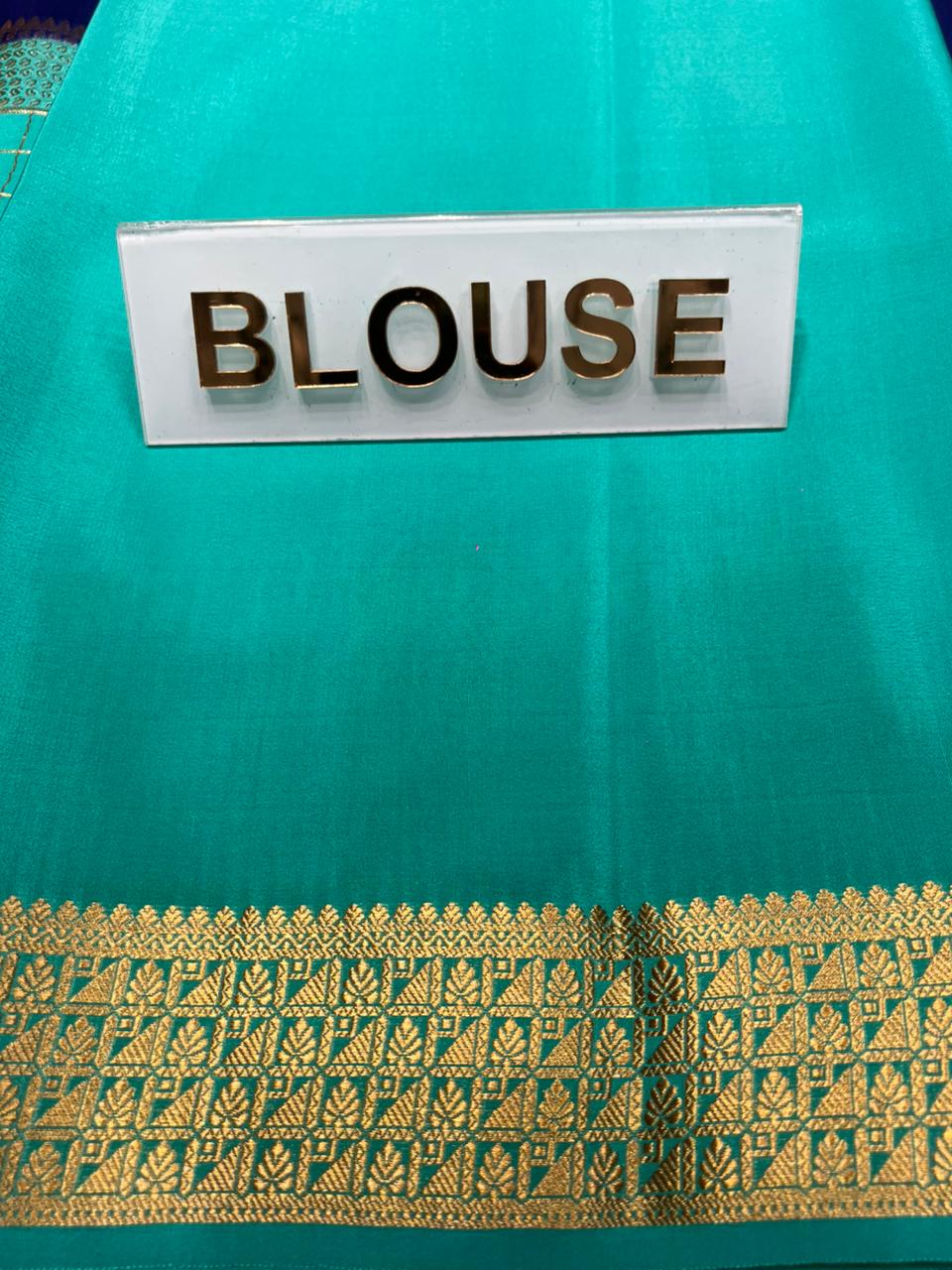 Pure Mysore Silk Saree.