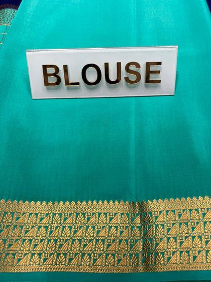 Pure Mysore Silk Saree.