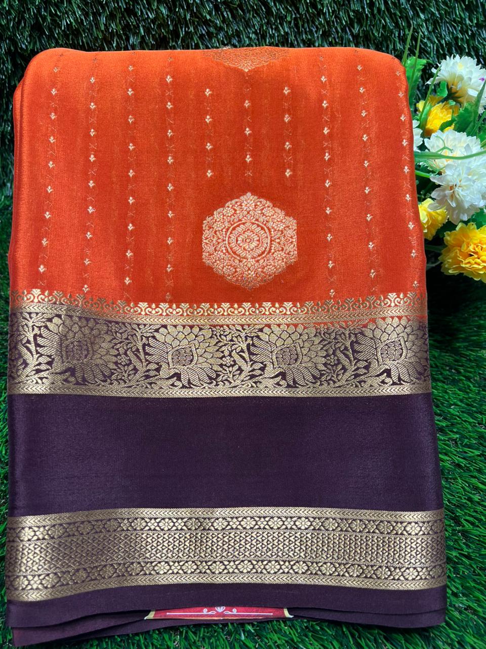 Pure Mysore Silk Saree.