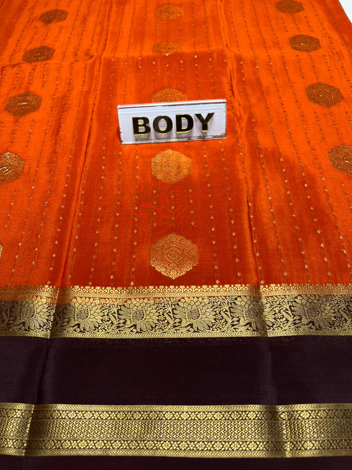 Pure Mysore Silk Saree.
