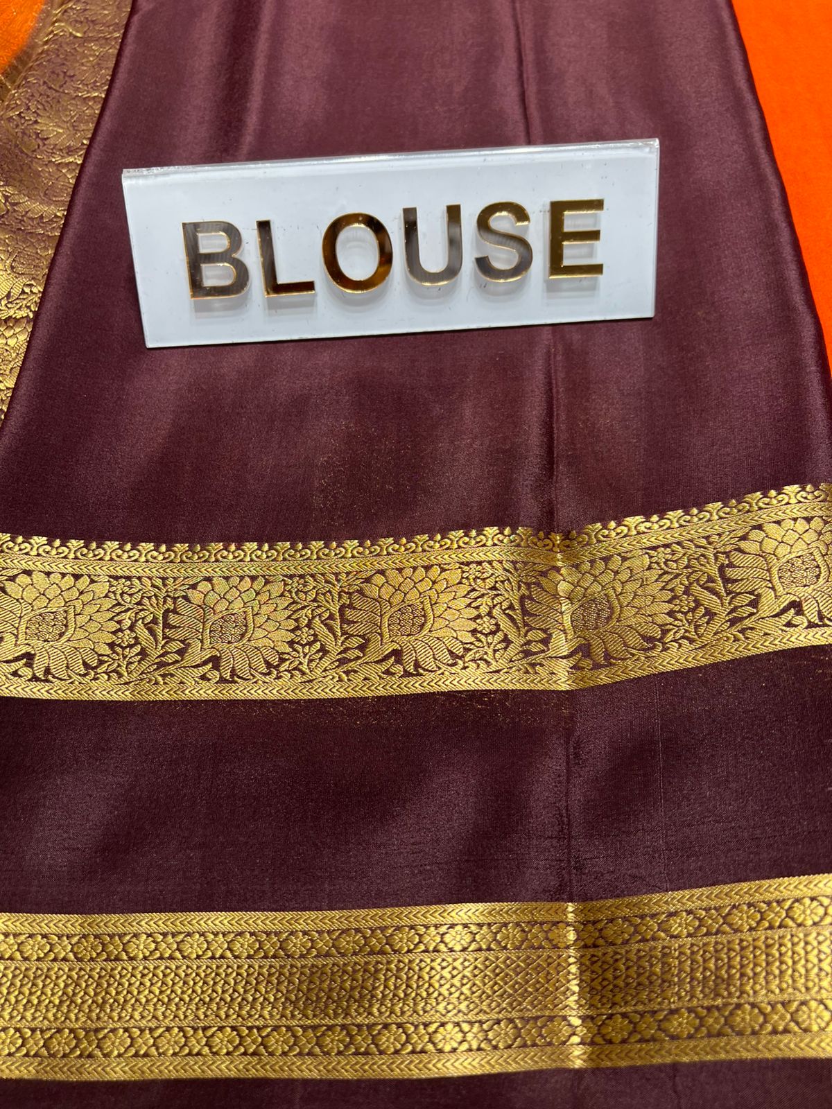 Pure Mysore Silk Saree.