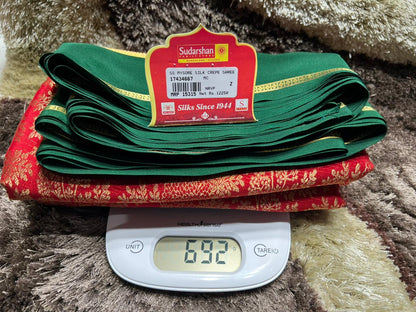 Pure Mysore Silk Saree.