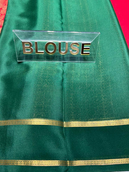 Pure Mysore Silk Saree.
